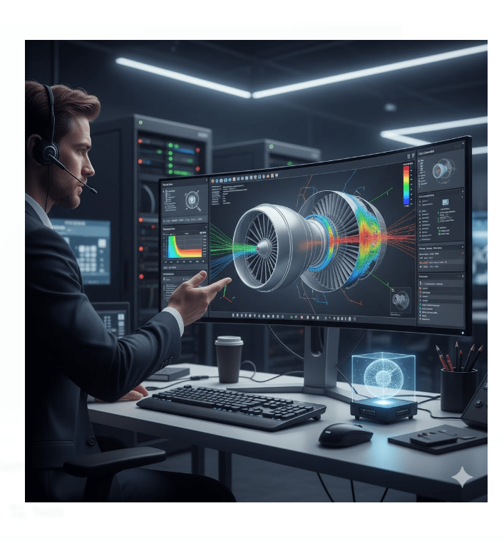 Engon Technologies engineers performing FEA simulation for US manufacturer