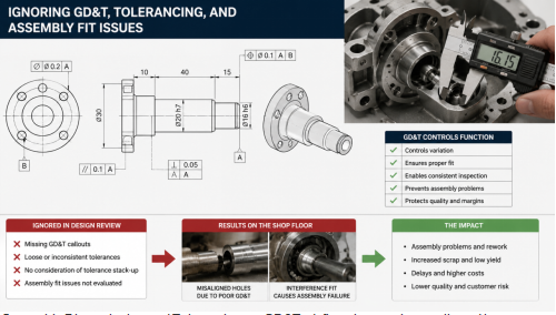  Ignoring GD&T, Tolerancing, and Assembly Fit Issues 
