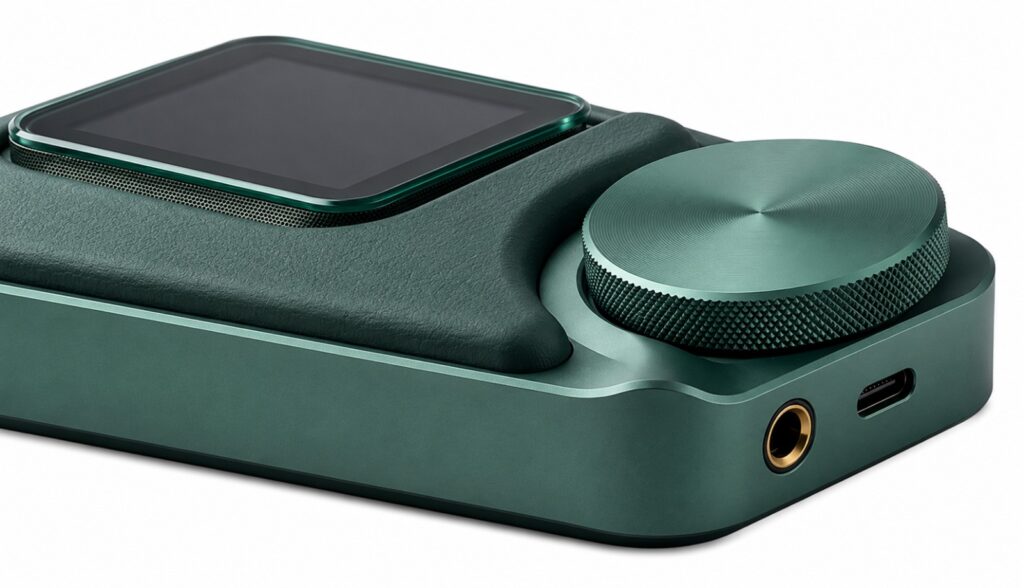 Industrial design for hardware startups featuring a compact electronic device.”
