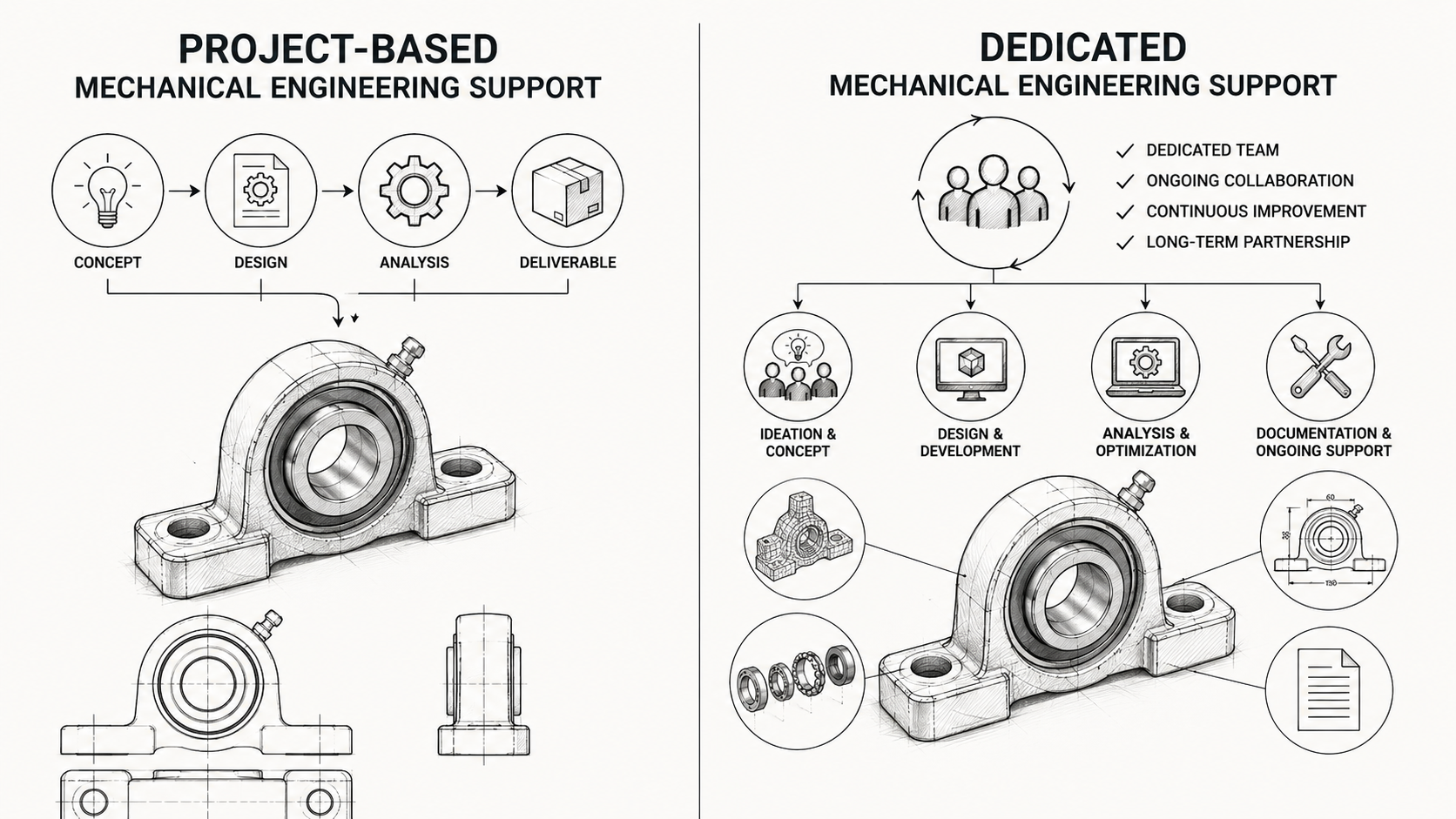 Project-Based vs Dedicated Mechanical Engineering Support